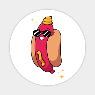 Cool Hot Dog Magnet